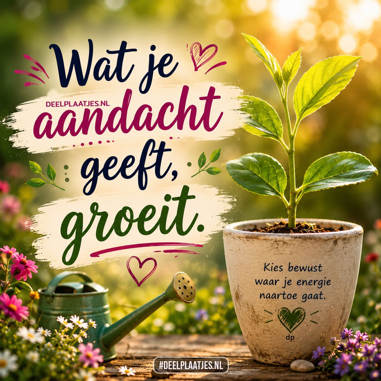 Wat je aandacht geeft groeit