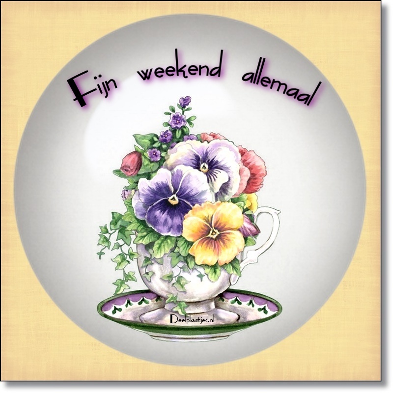 Weekend het is tijd om te ontspannen en te genieten