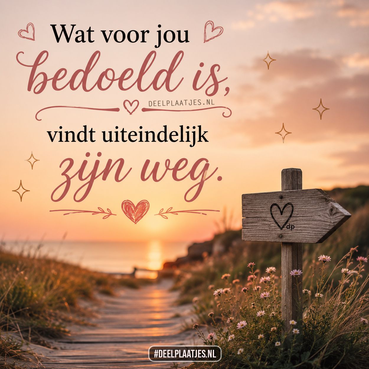 Bedoeld zijn weg