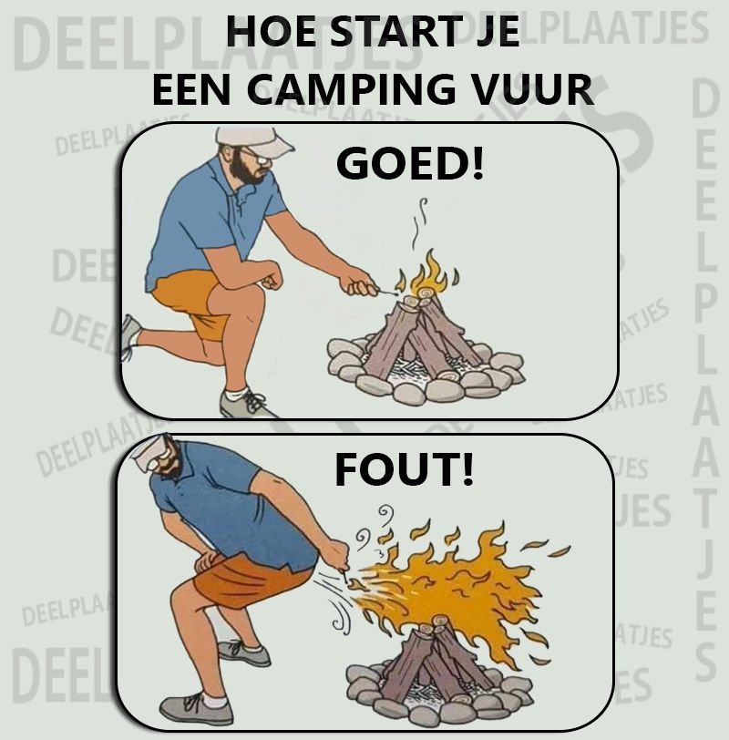 Camping vuur