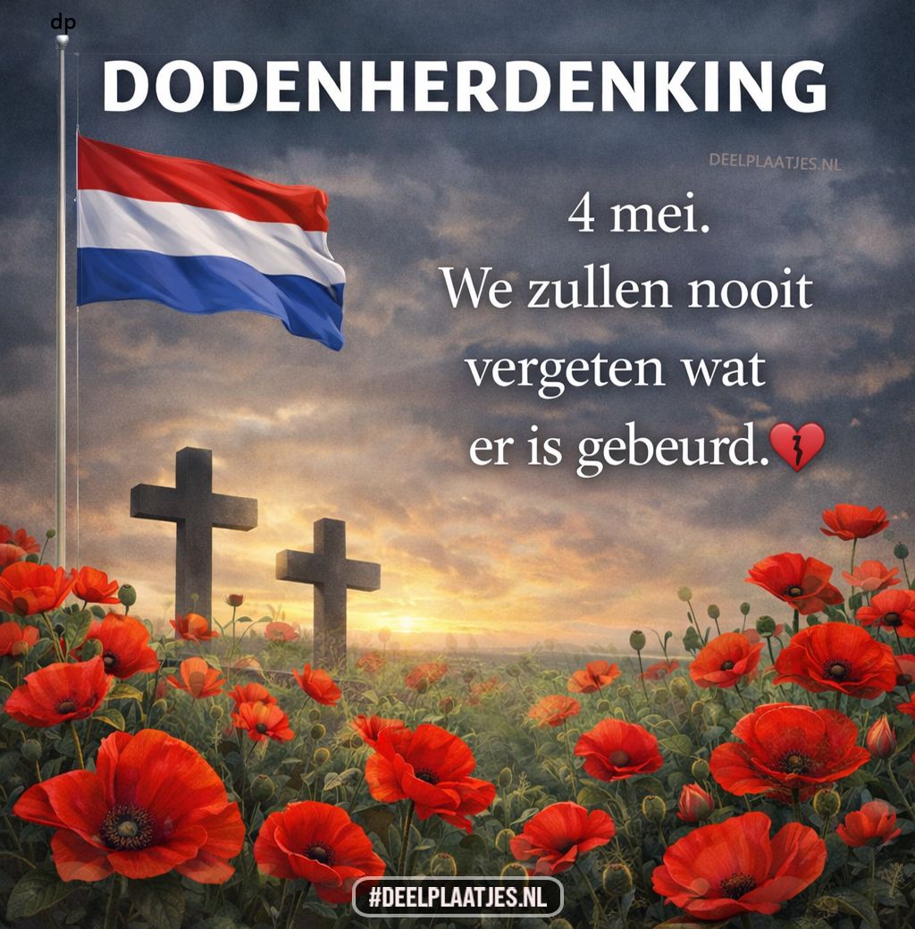 Dodenherdenking 4 mei – we zullen nooit vergeten