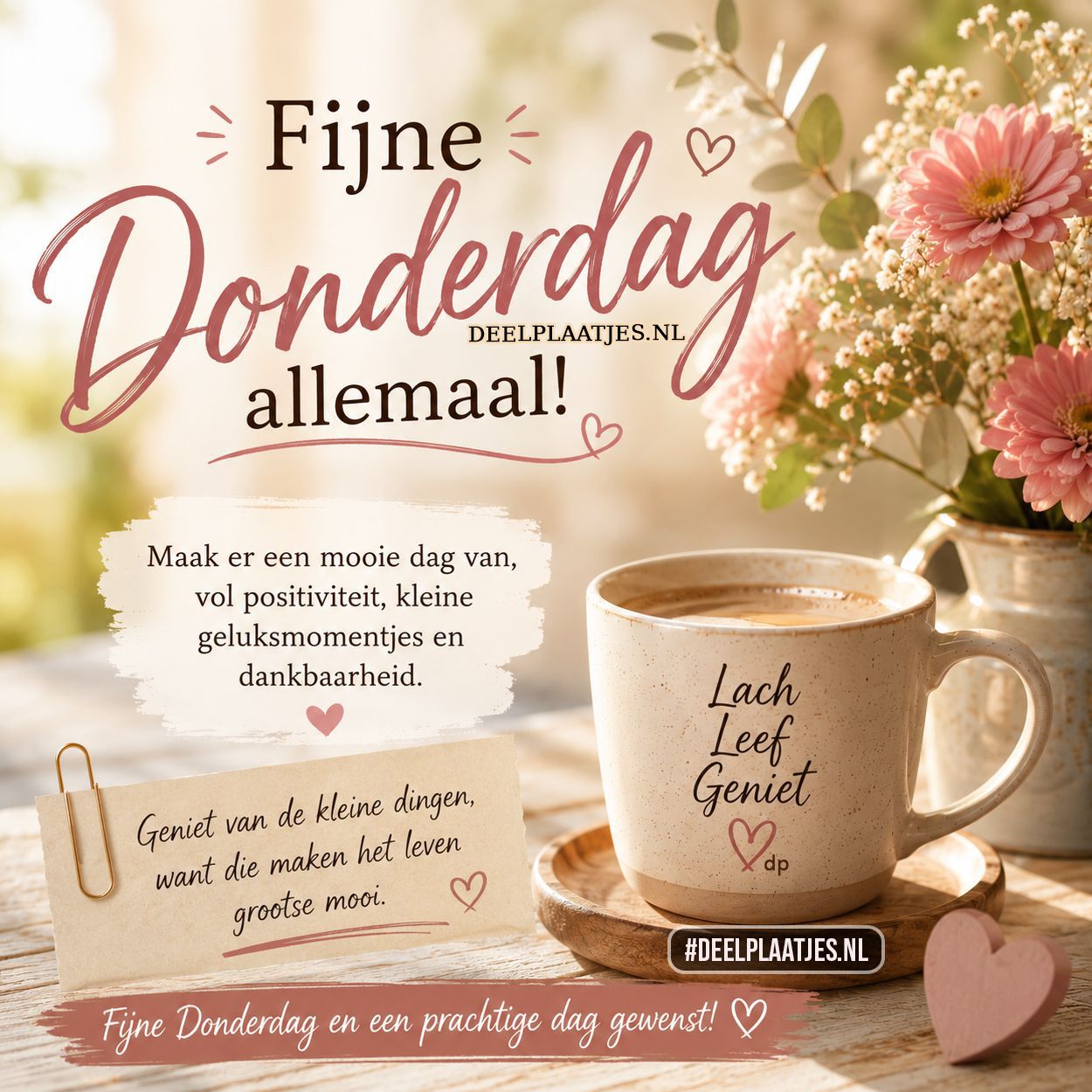 Fijne donderdag