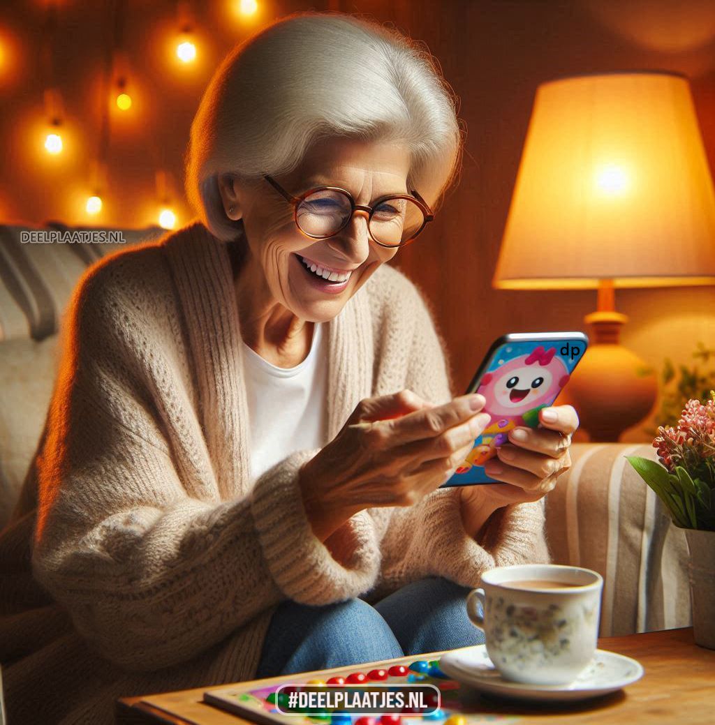 Ein Lächeln dank einer Nachricht