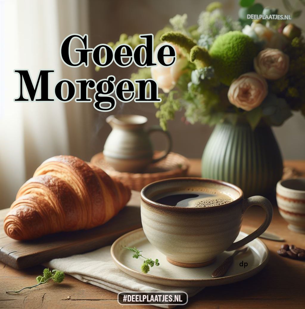 Goede morgen – warme koffiemoment illustratie