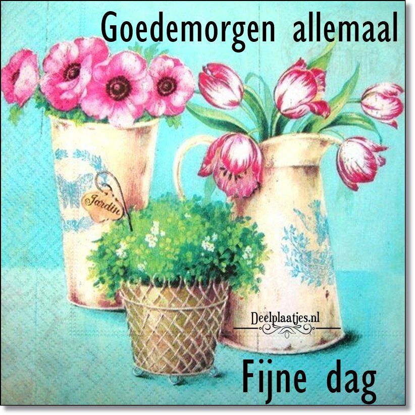 Goedemorgen fijne dag