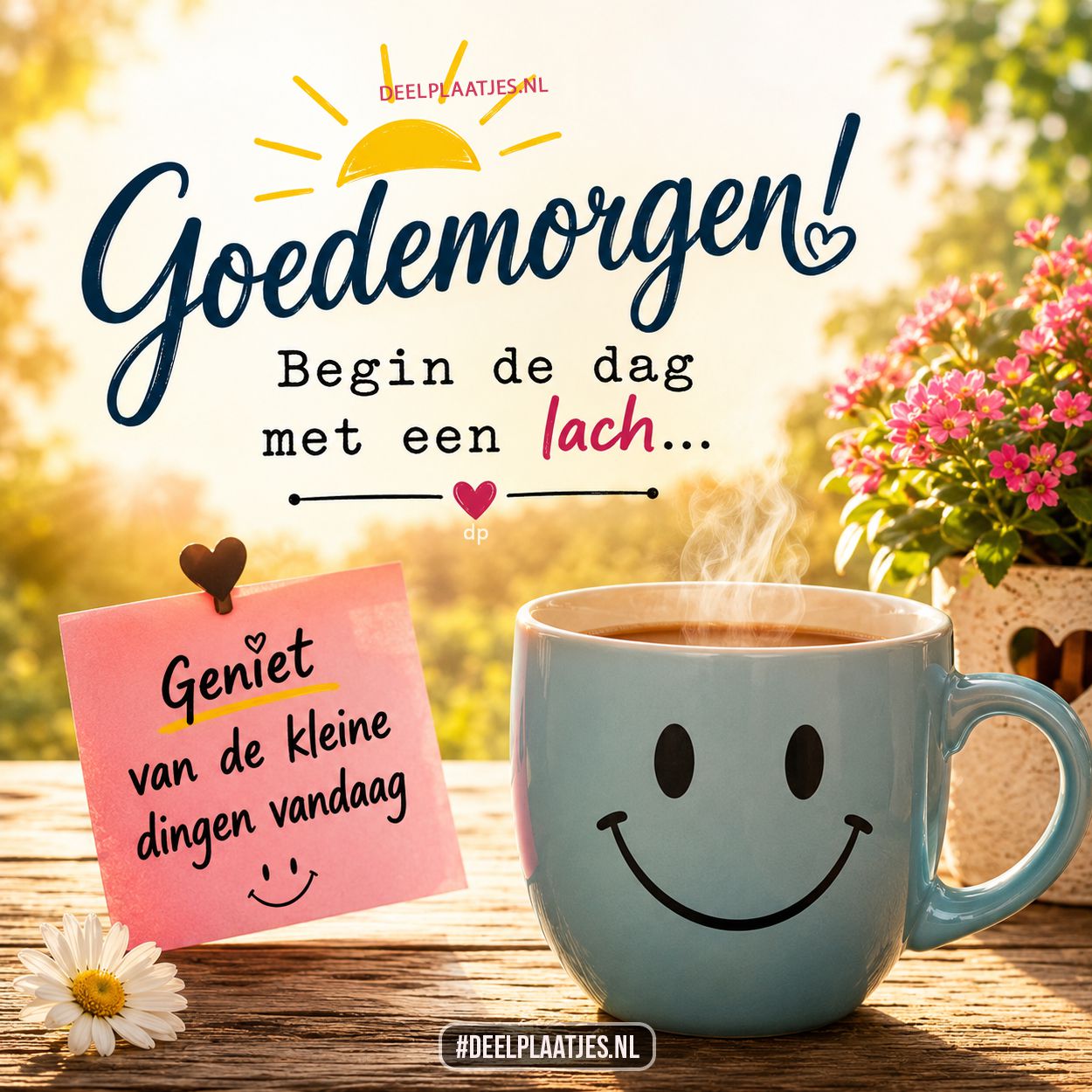Goedemorgen lach
