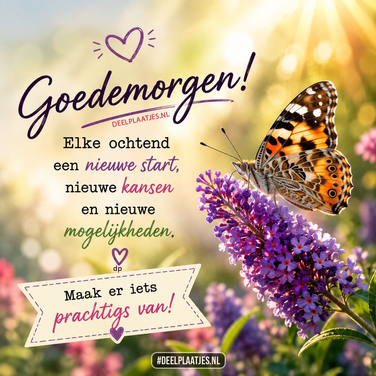 Goedemorgen afbeelding   nieuwe start vol kansen