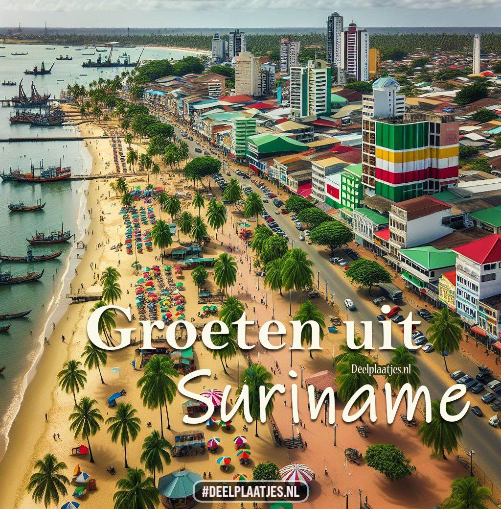 Groeten uit mooie suriname