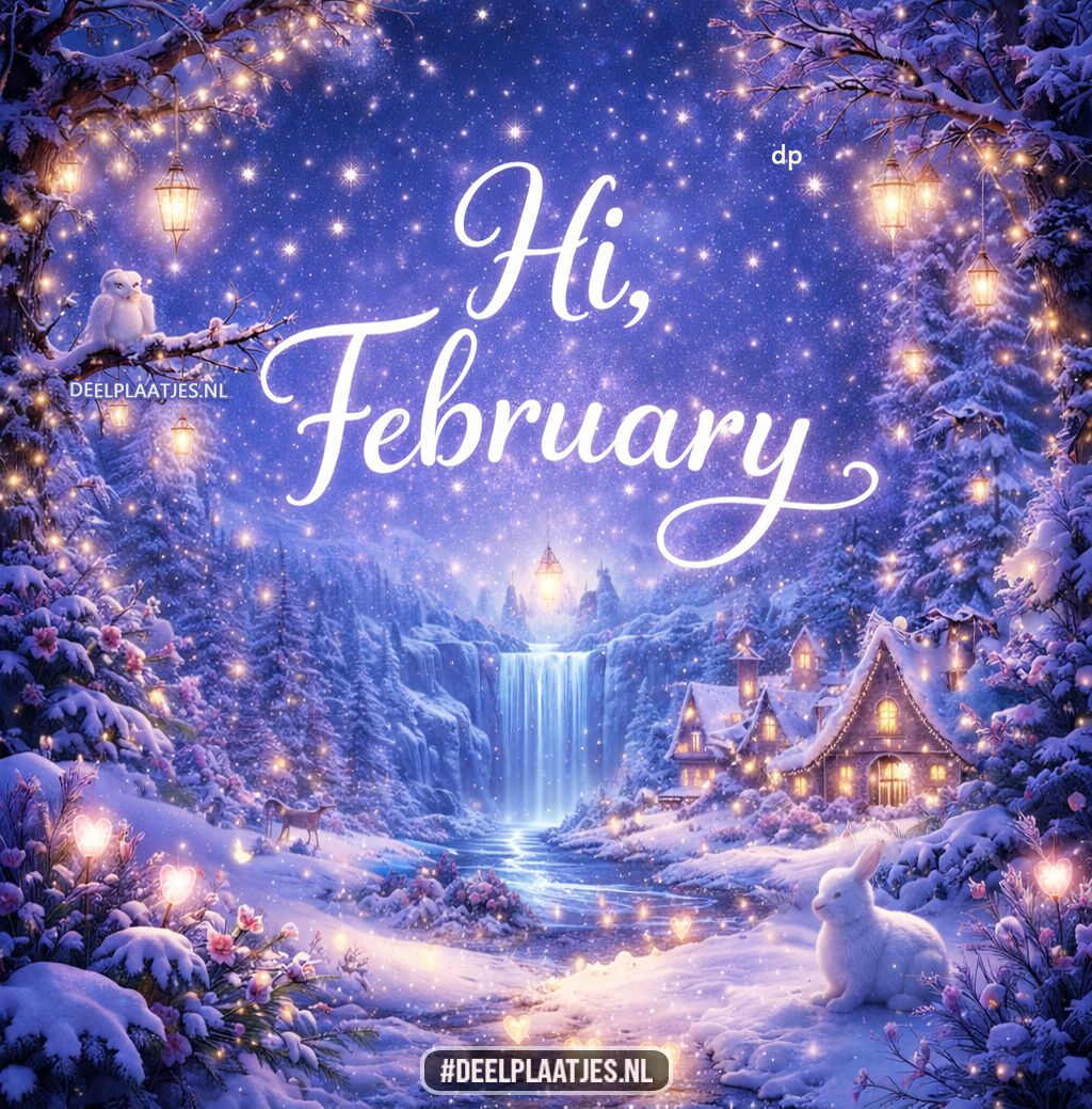 Hi february – winterse groet