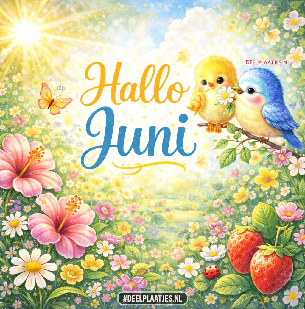 Hallo juni – frisse zomergroet