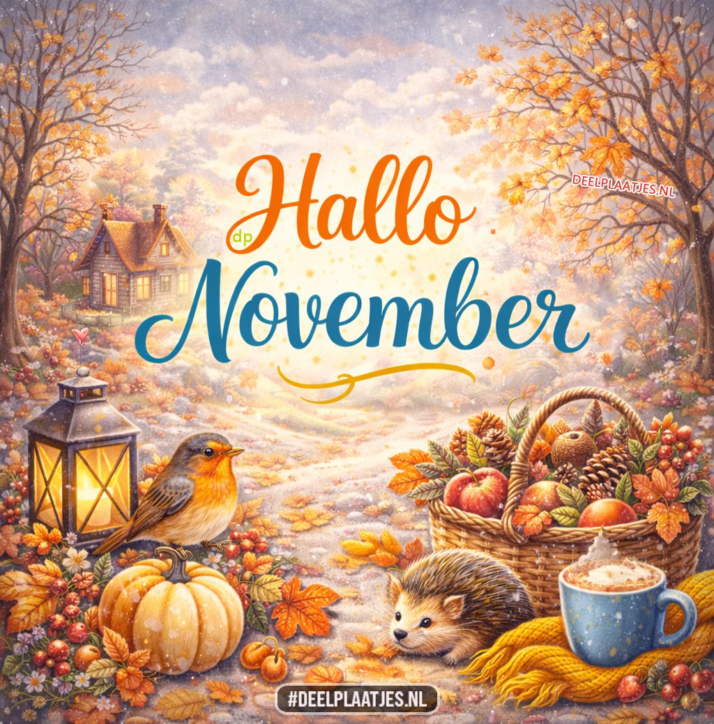 Hallo november – warme herfstgroet