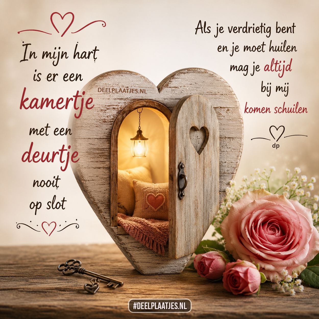 In mijn hart is er een kamertje