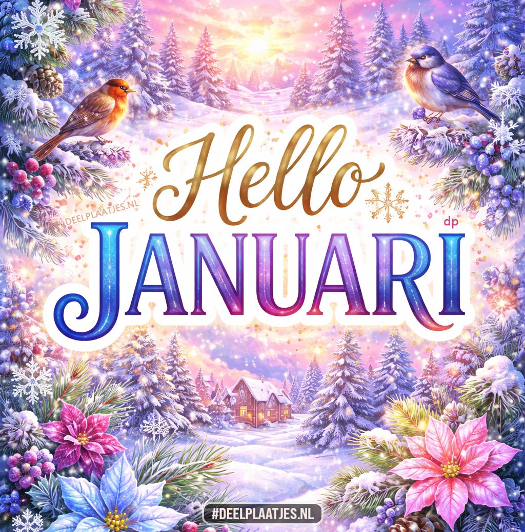 Hello januari – warme wintergroet voor een frisse start