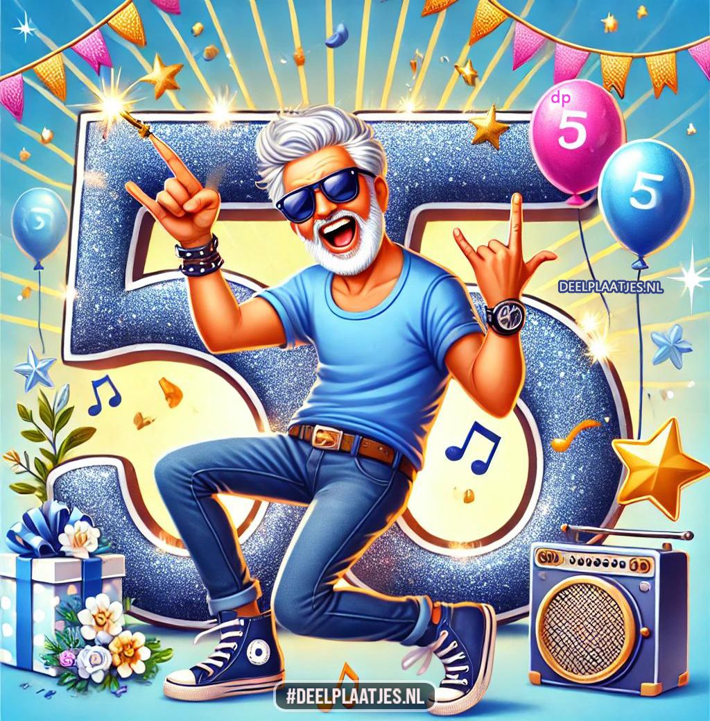 Hoera 55 jaar jong