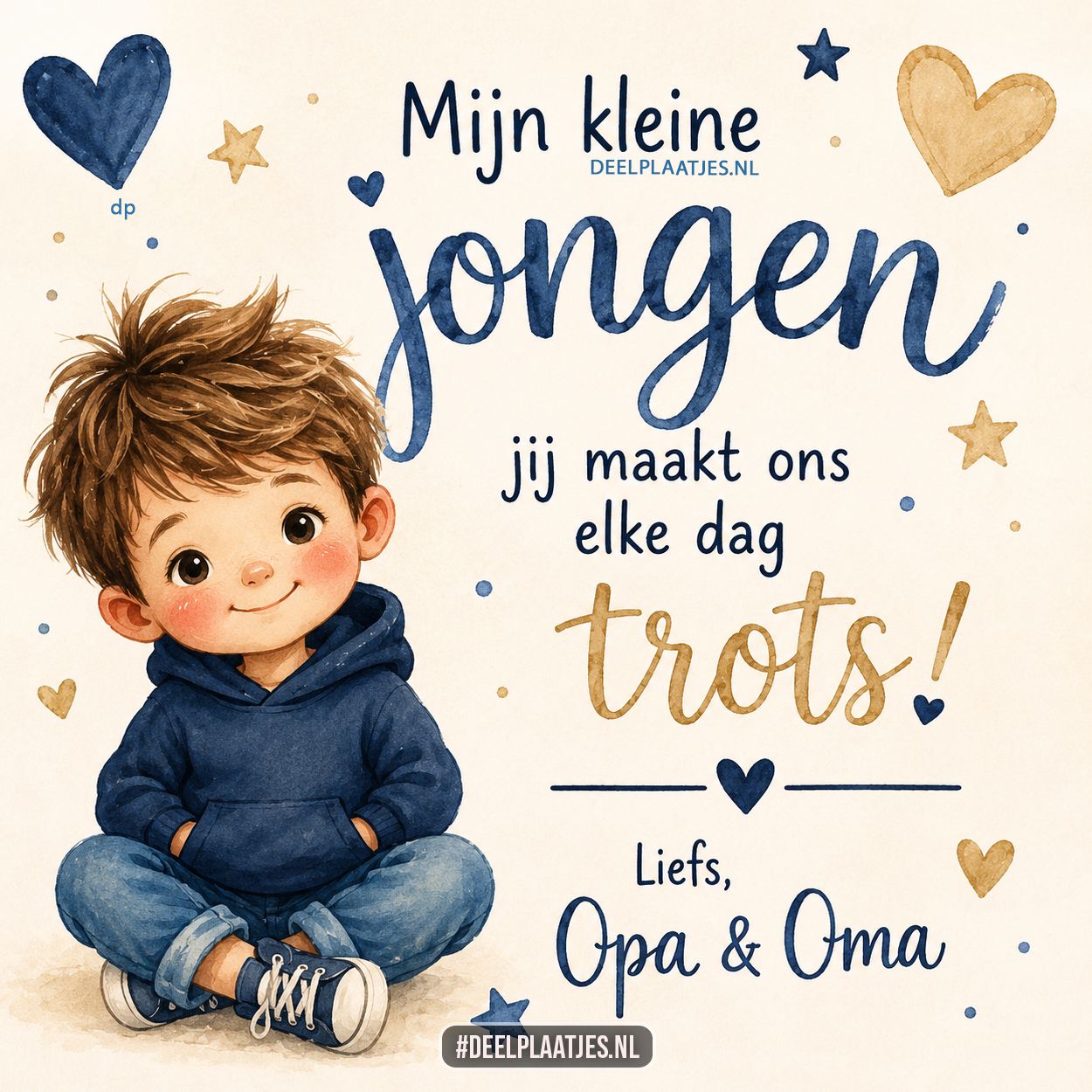 Kleiner junge bild von oma und opa