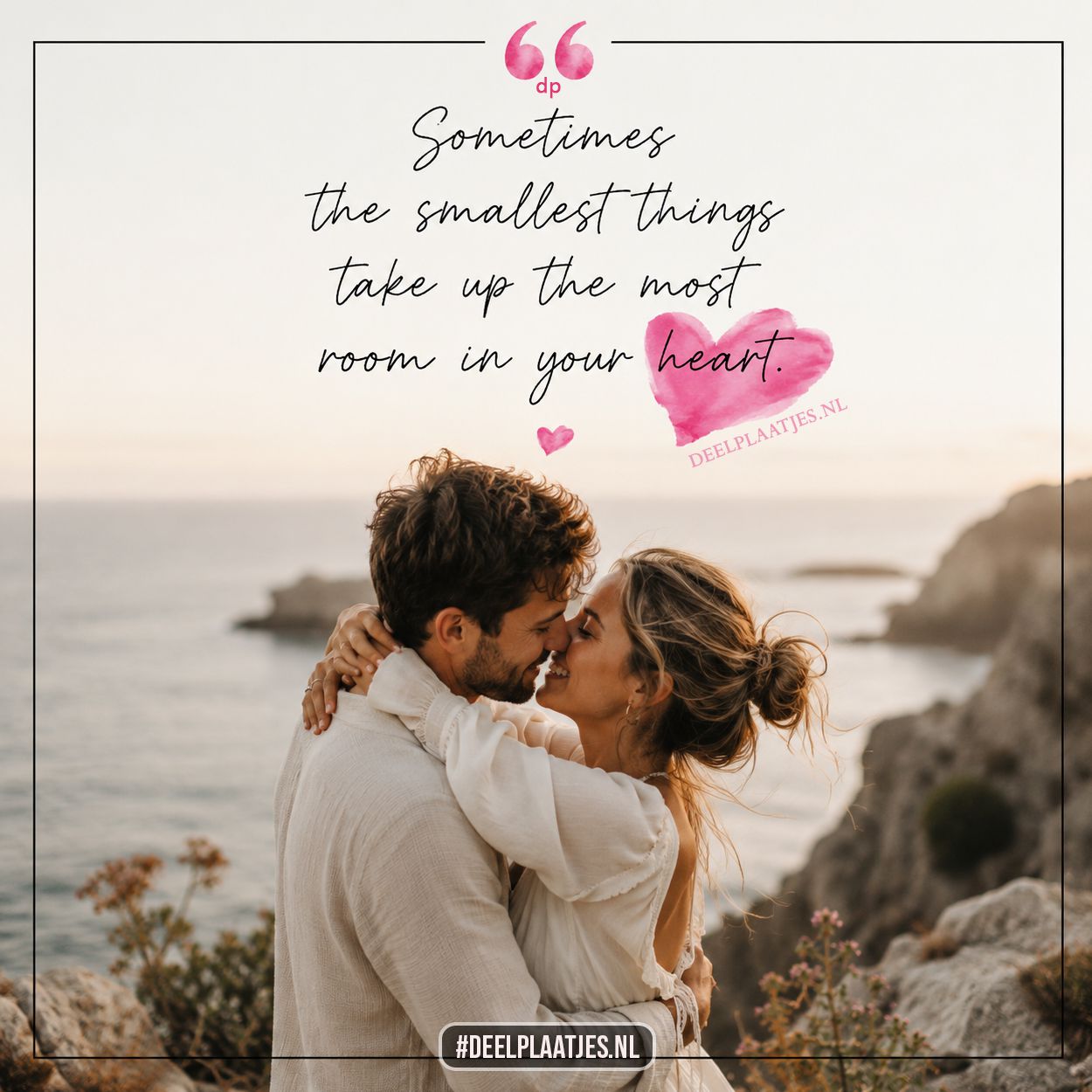 Love quote about the little things that matter