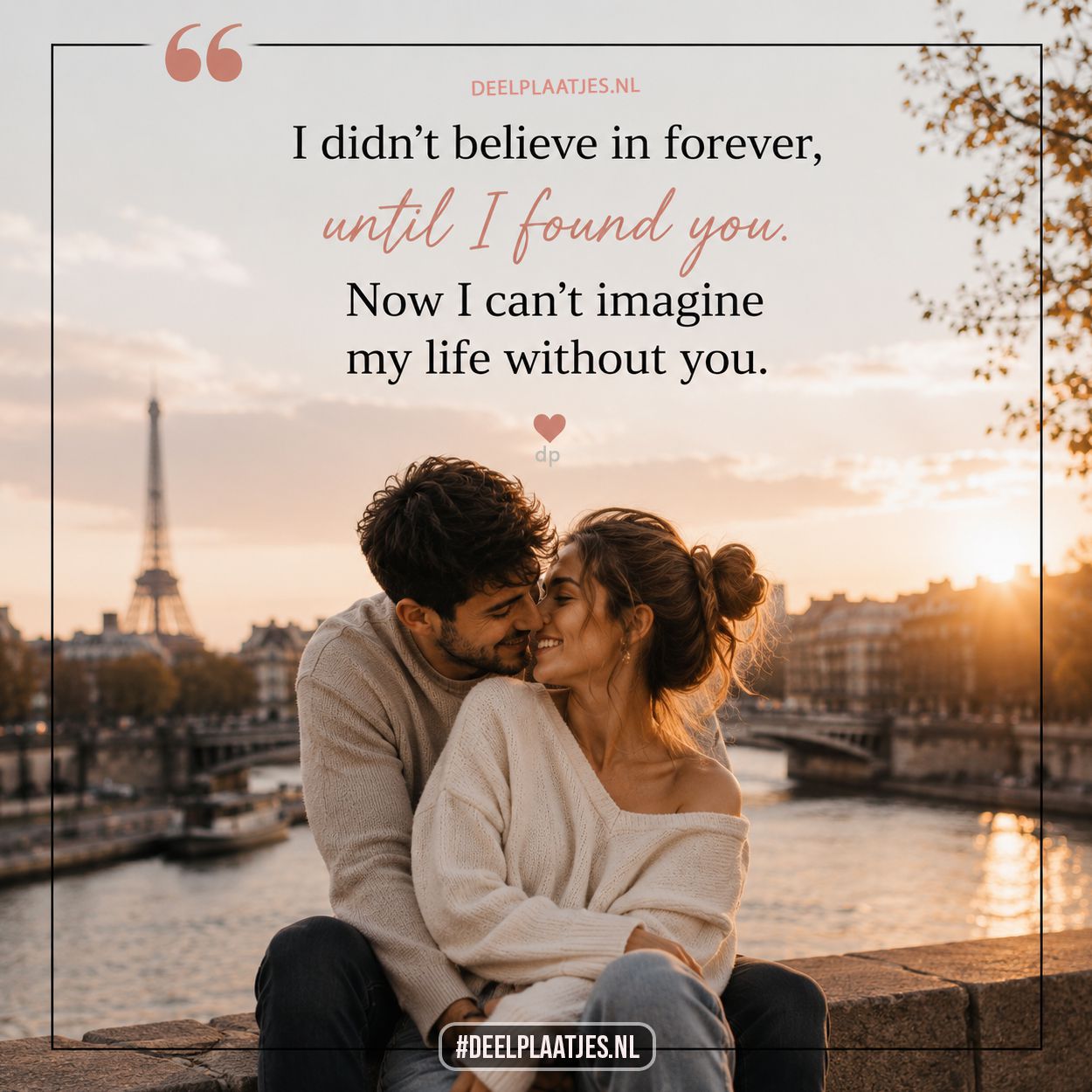 Romantische liefdesquote over ware liefde voor je partner