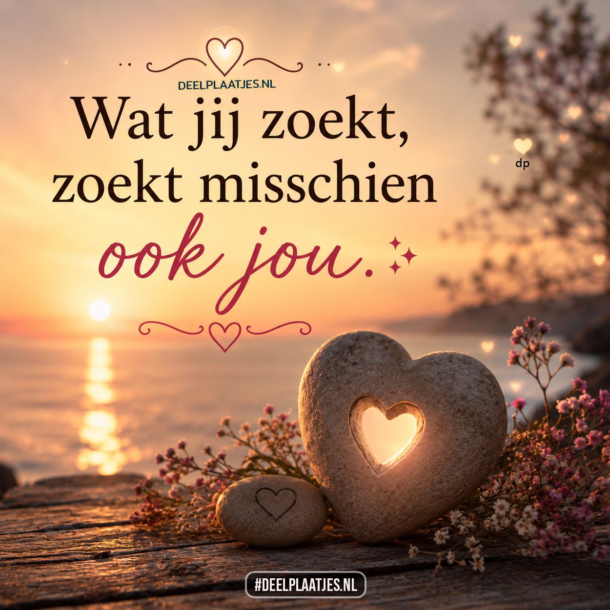Liefde spreuk over wat jou zoekt