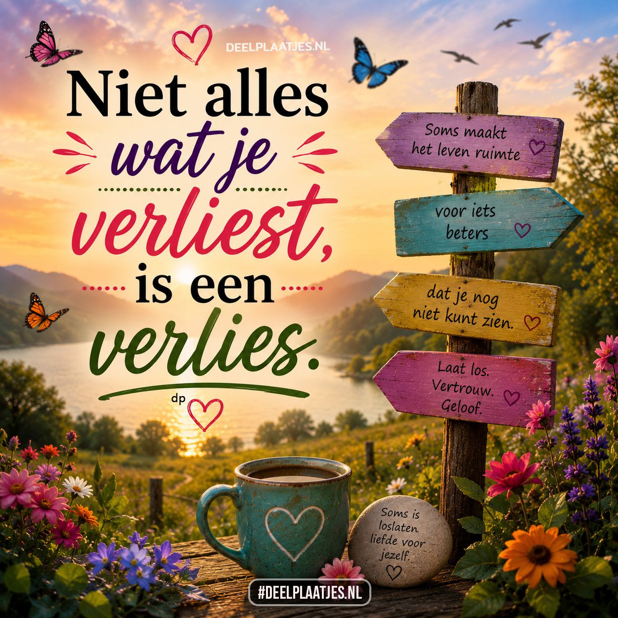 Loslaten spreuk