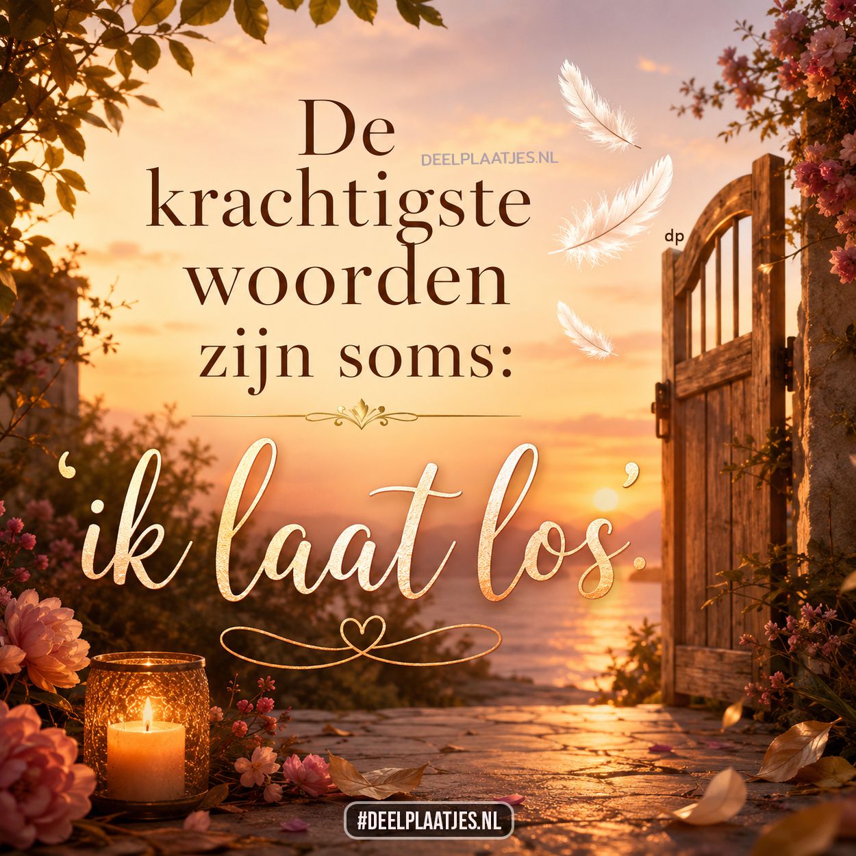 Loslaten spreuk