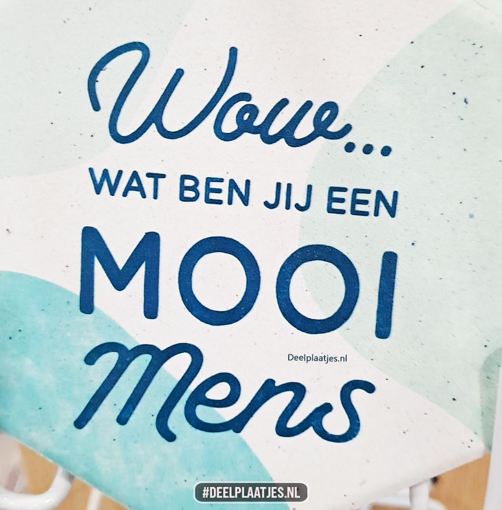 Mooi mens