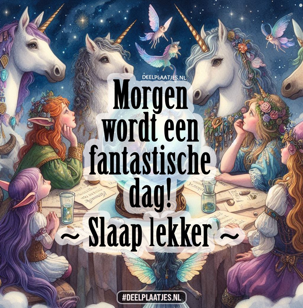 Morgen wordt een