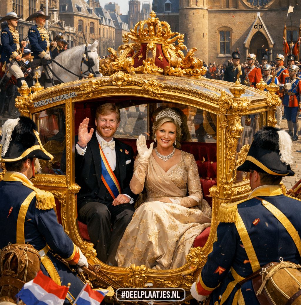 Prinsjesdag – koninklijke rit in de gouden koets