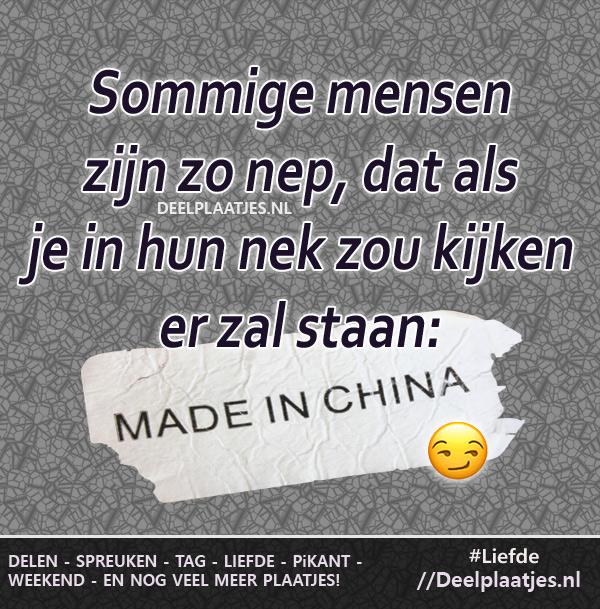 Sommige mensen zijn zo nep