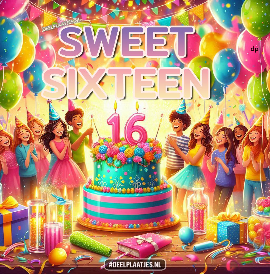 Een kleurrijke 16e verjaardag vieren