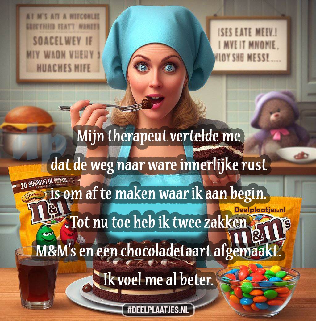 Therapeut vertelde me