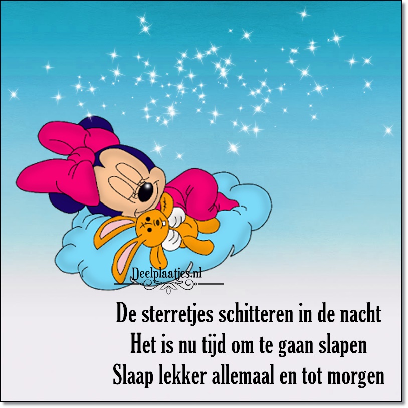 Tijd om te gaan slapen