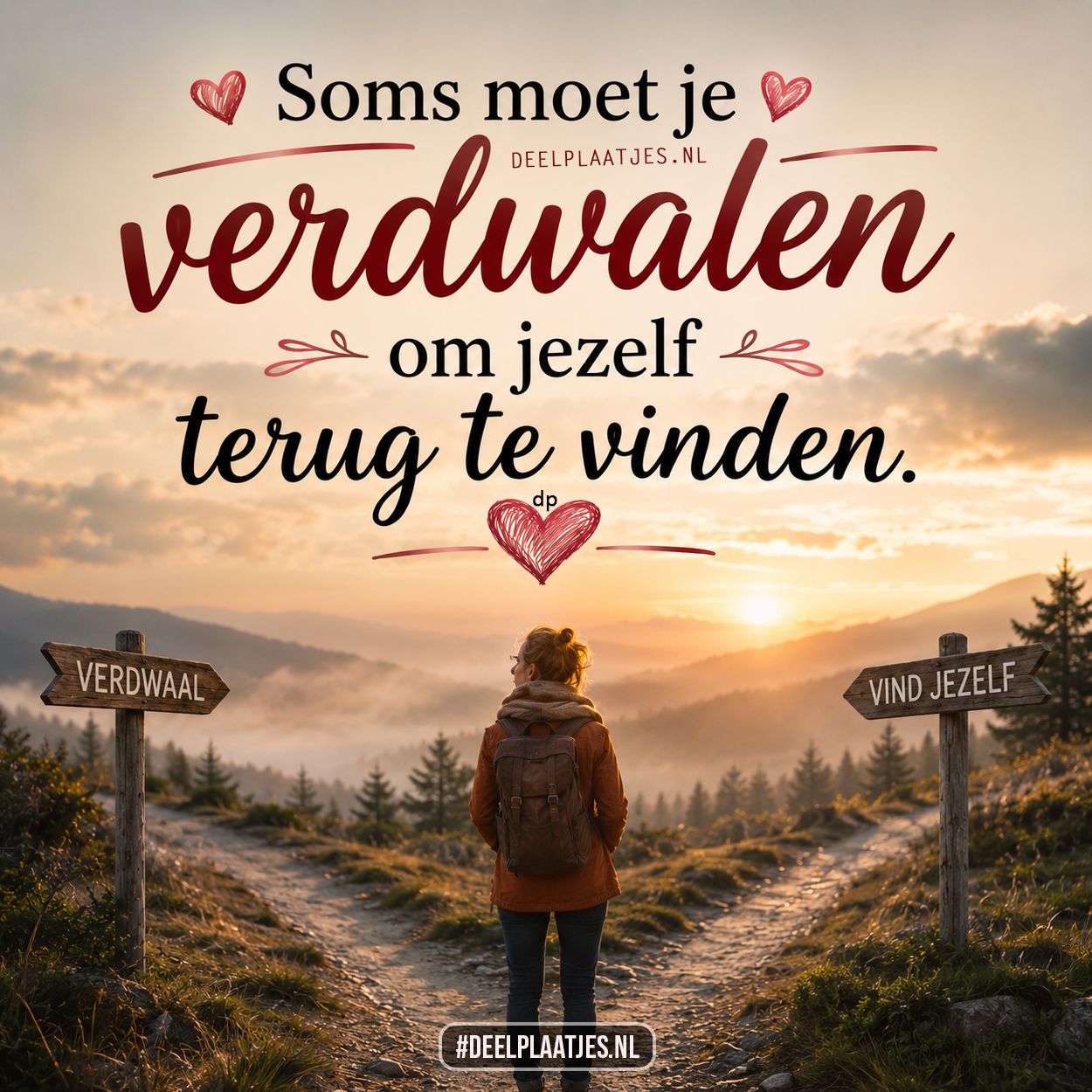 Verdwalen jezelf vinden