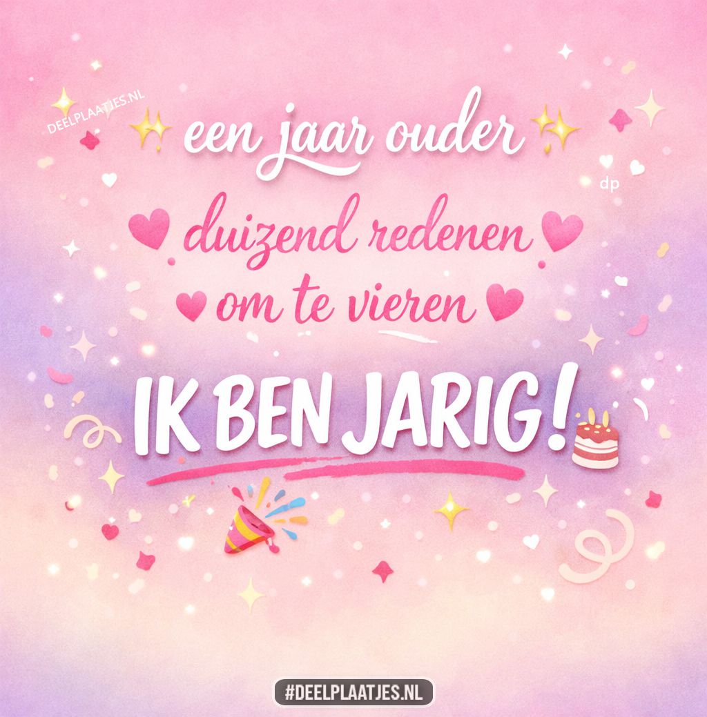 Een jaar ouder – duizend redenen om te vieren