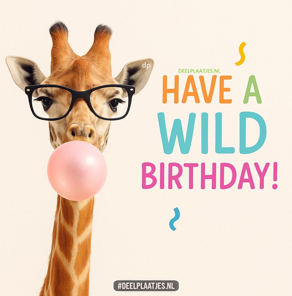 Have a wild birthday!