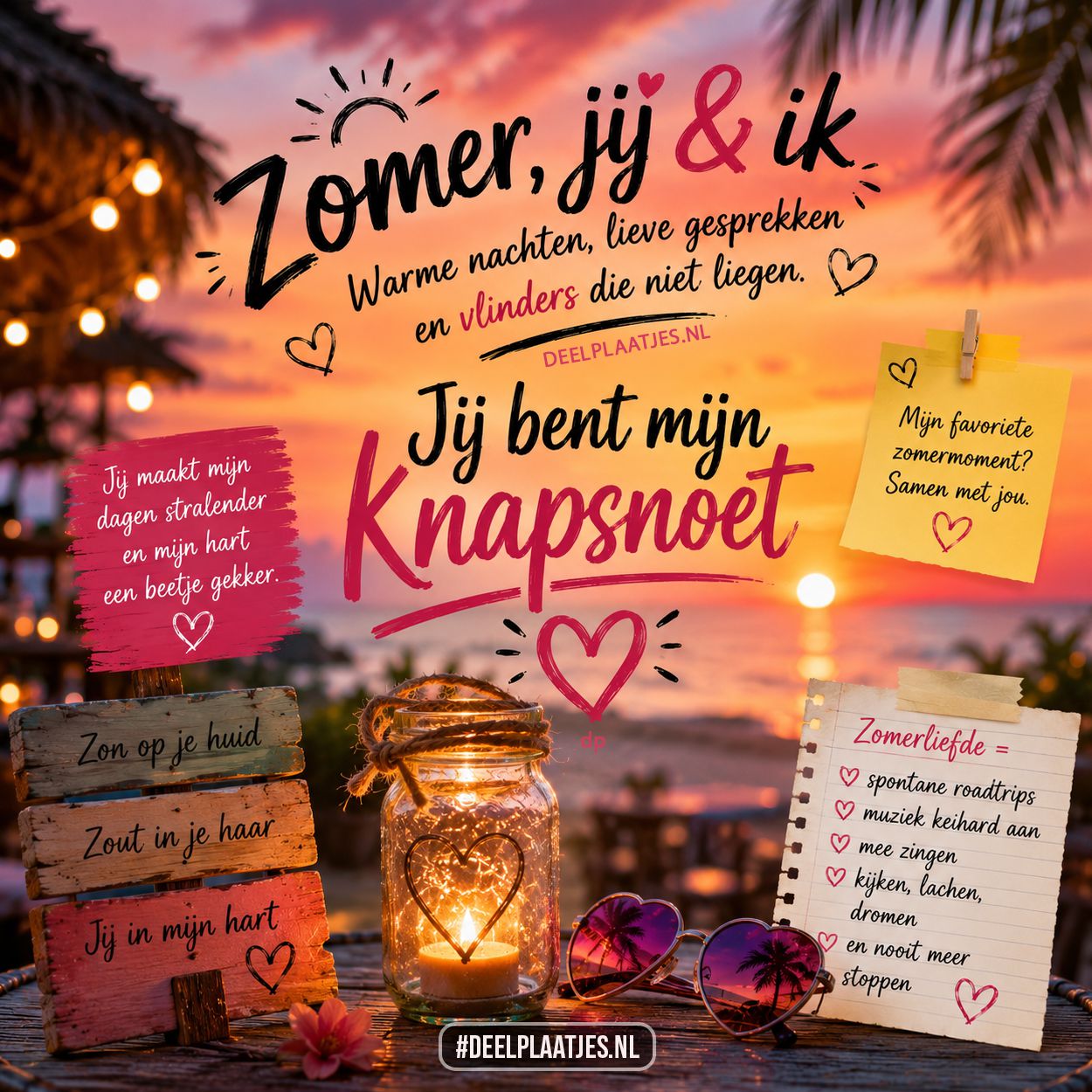Zomerliefde plaatje met warme avonden en romantische momenten liefdes afbeelding