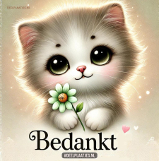 Bedankt een klein gebaar een groot gevoel