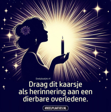 deel dit kaarsje
