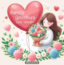 Gefeliciteerd bloemen