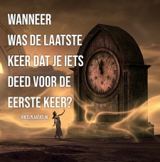 ja wanneer was dat
