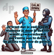 Je weet dat je oud wordt