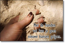 Met de handen vol