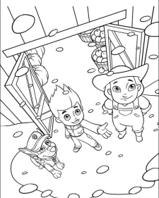 paw patrol 22 - kleurplaat