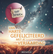 Van harte gefeliciteerd