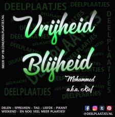 vrijheid blijheid