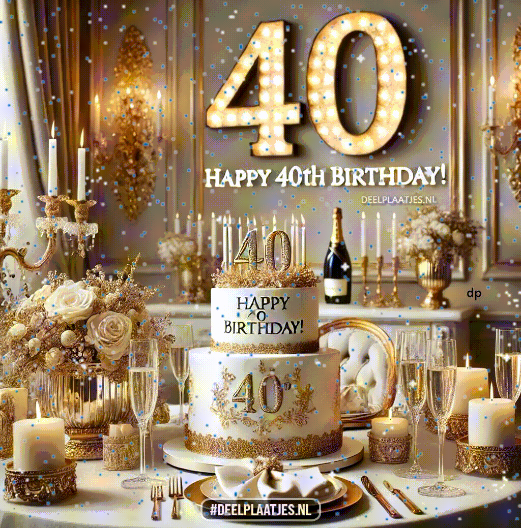 40 jaar een gouden mijlpaal vol glamour