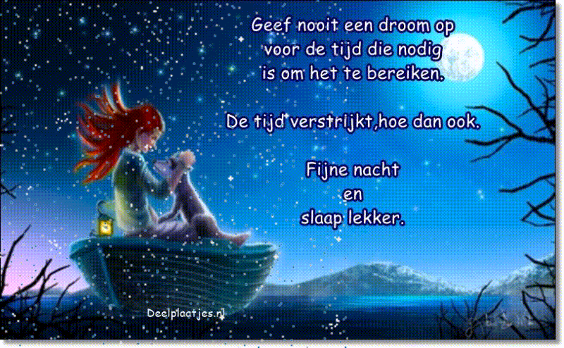 Geef nooit je dromen op