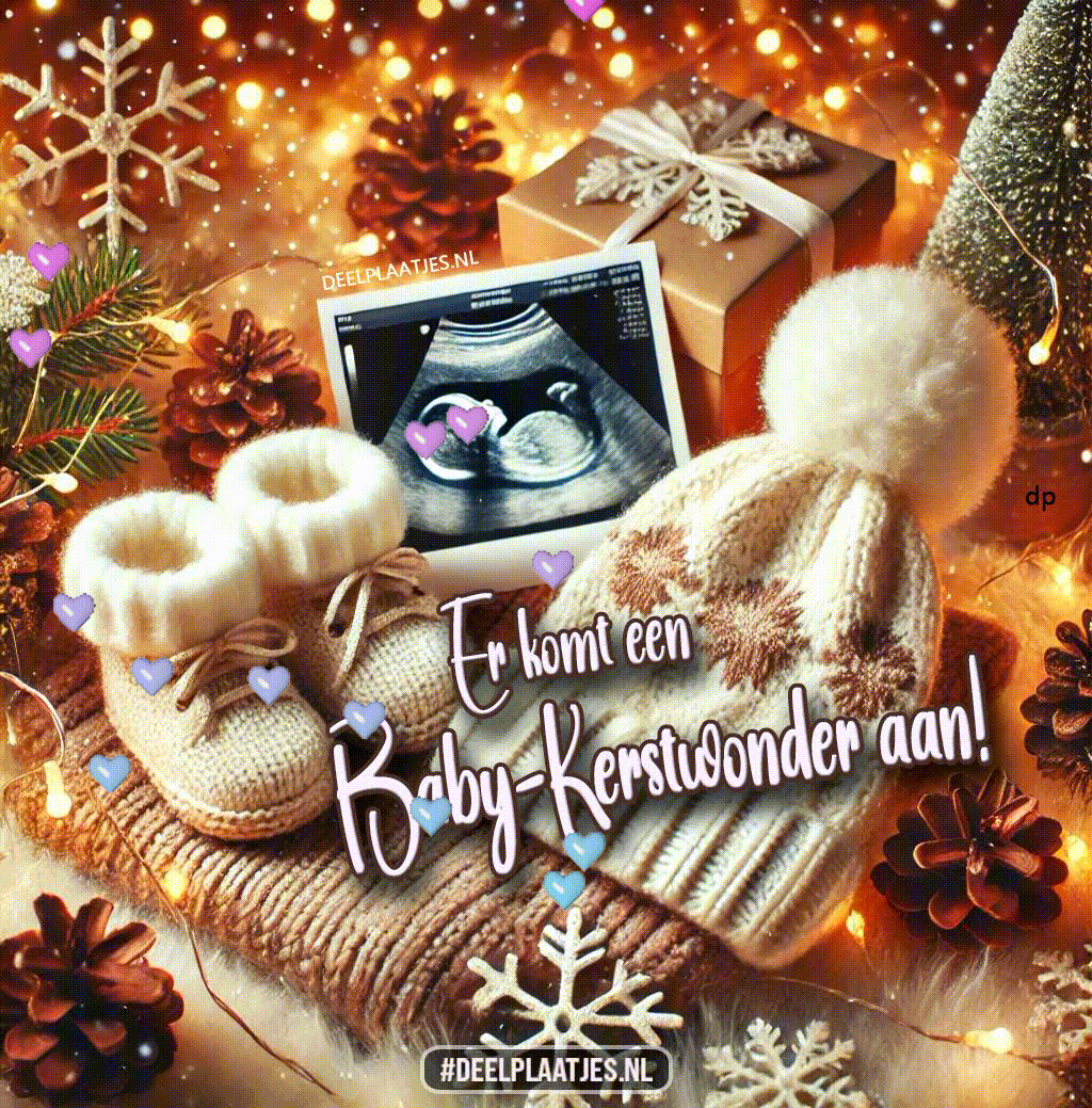 Een baby kerstwonder op komst deze feestdagen