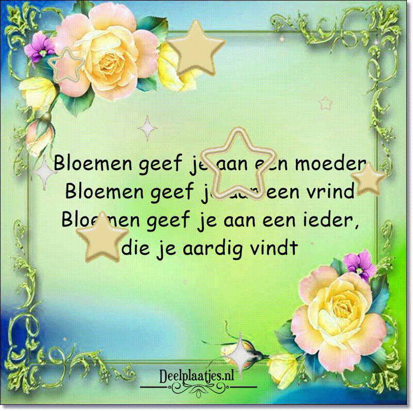 Bloemen geven laat zien hoeveel je om iemand geeft