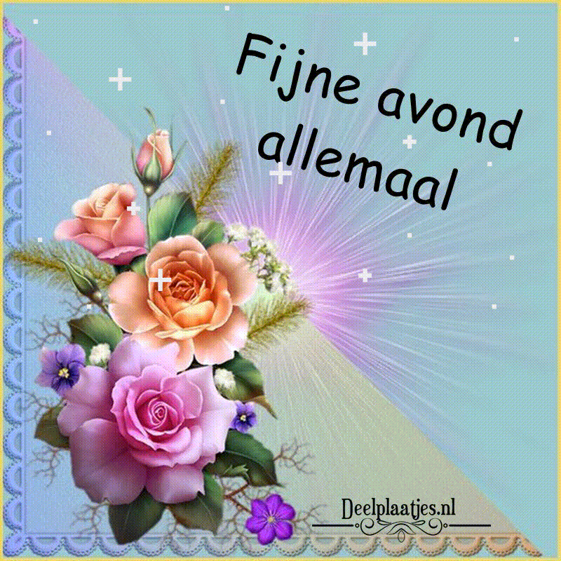 Fijne avond geniet van een ontspannen avond