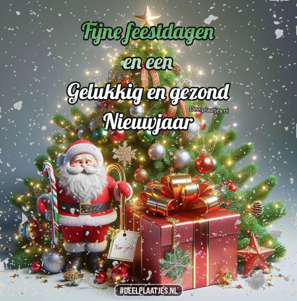 Fijne feestdagen en een gelukkig en gezond nieuwjaar